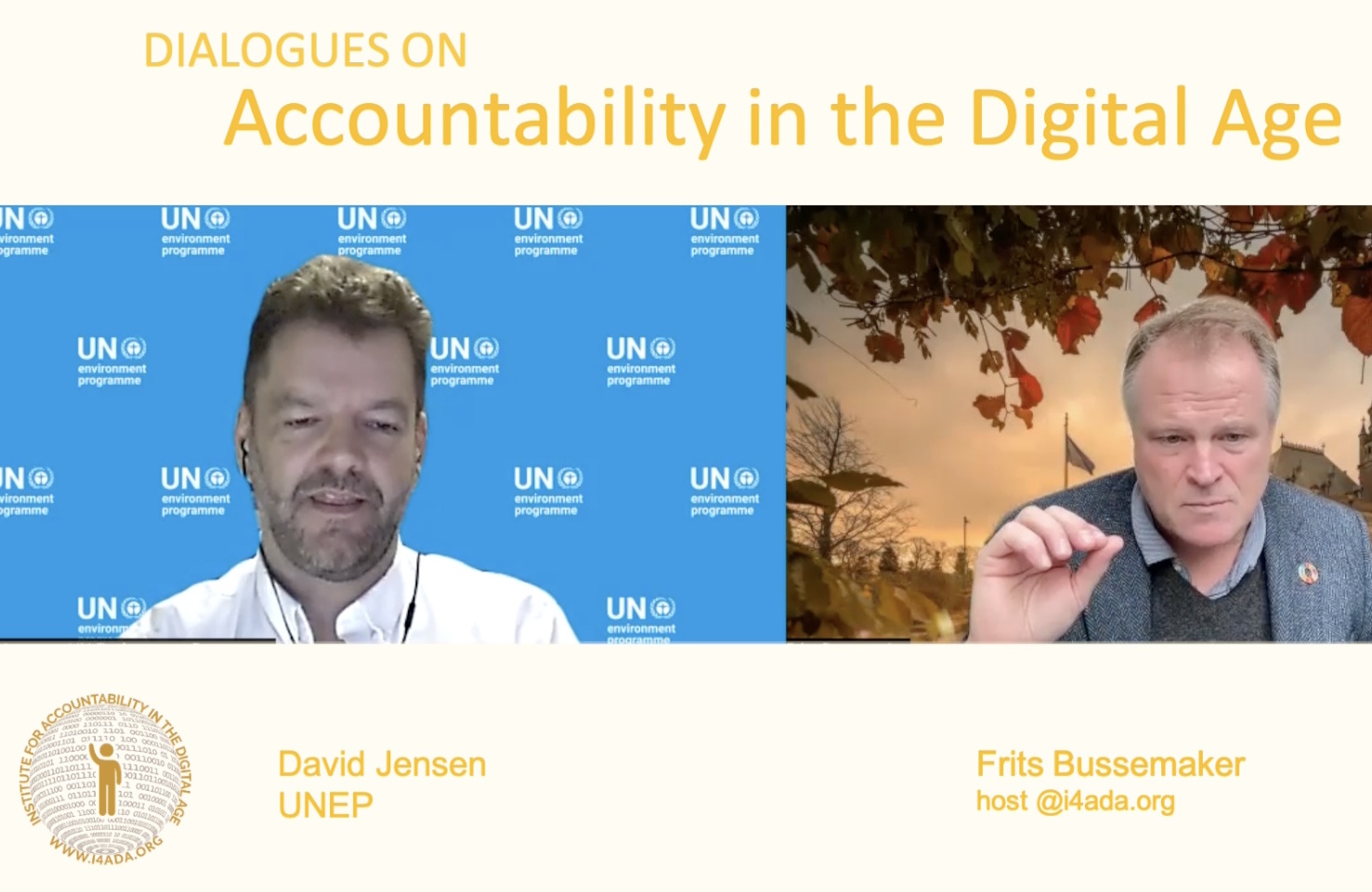 Dialogues on Accountability in the Digital Age – Frits Bussemaker & David Jensen